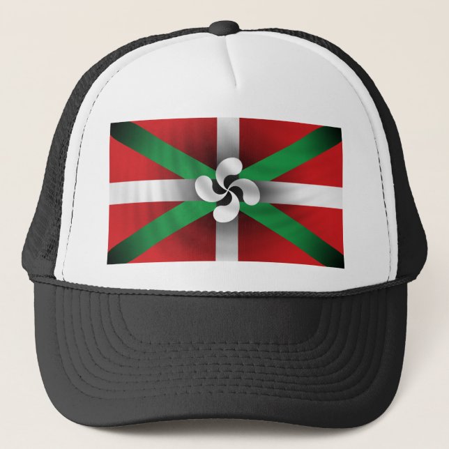 Boné Chapéu Basque da bandeira (Frente)