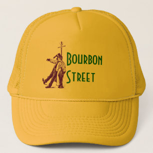 Boné Chapéu bêbedo do estilo Bourbon da rua clássica