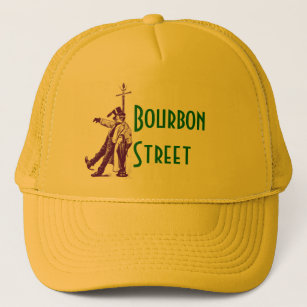 Boné Chapéu bêbedo do estilo Bourbon da rua clássica de
