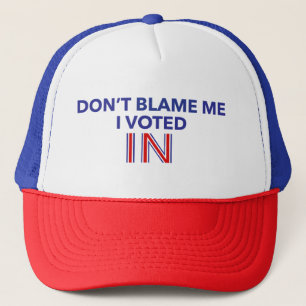 Boné Chapéu/boné de Brexit
