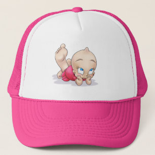 Boné chapéu bonito da menina dos desenhos animados
