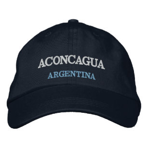 Boné Chapéu bordado Argentina de Aconcagua da montagem