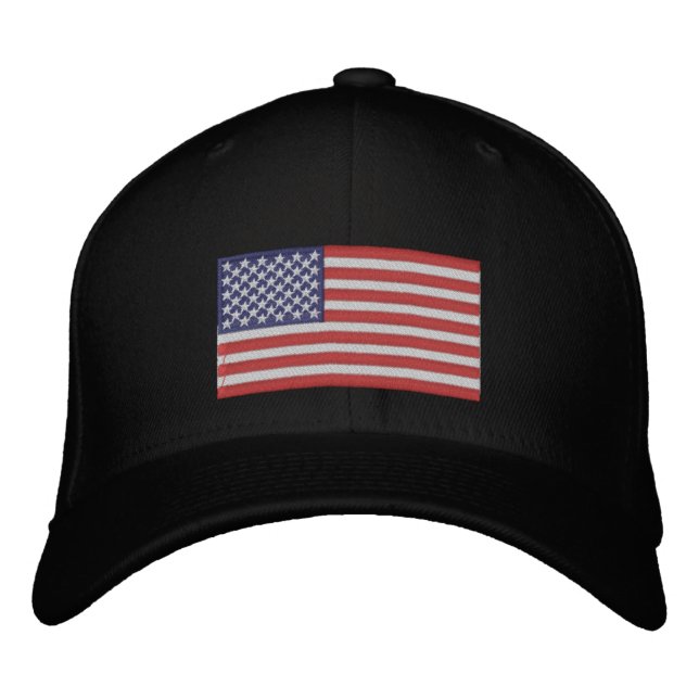 Boné Chapéu Bordado Bandeira Americana (Frente)