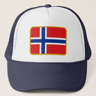 Boné Chapéu bordado bandeira do efeito de Noruega