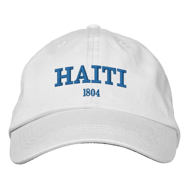 Boné Chapéu bordado costume de Haiti (Frente)