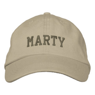 Boné / Chapéu Bordado de Baseball com Nome Marty