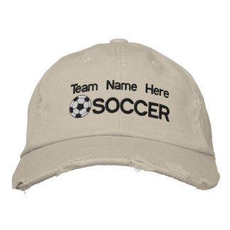 Boné Chapéu bordado do futebol personalizado