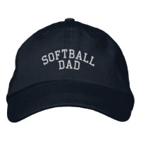 Chapéu bordado do Pai de softball