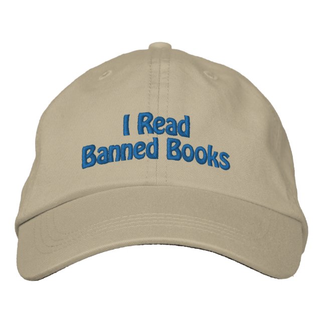 Boné Chapéu Bordado Leitura de Livros (Frente)