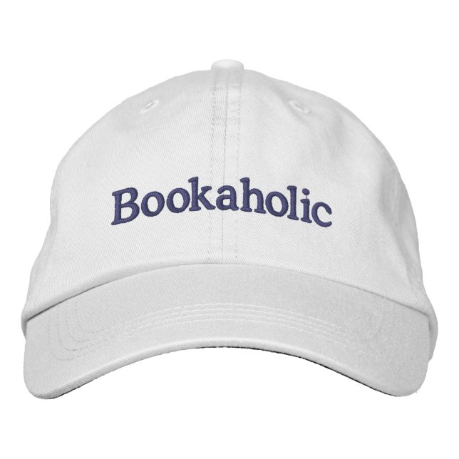 Boné Chapéu Bordado Leitura de Livros (Frente)