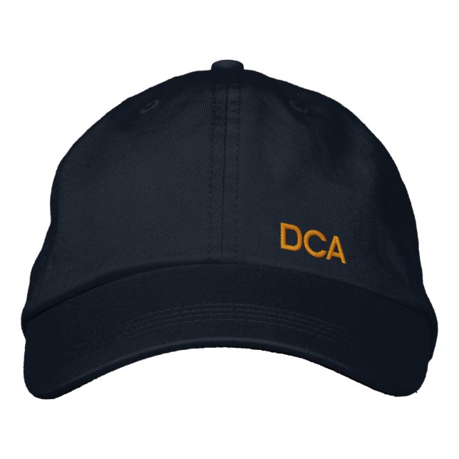 Boné Chapéu bordado personalizado com seu monograma (Frente)