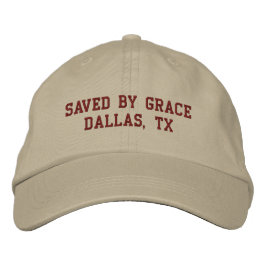 Boné Chapéu Bordado Saved by Grace Christain