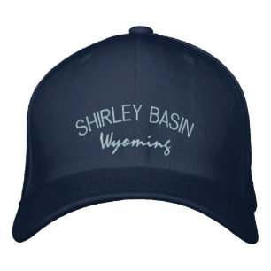 Boné Chapéu bordado Wyoming da bacia de Shirley