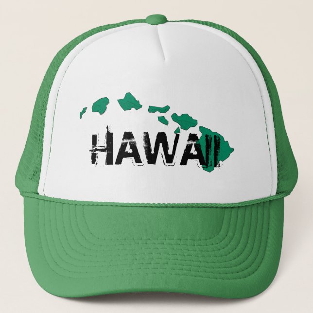 Boné Chapéu branco das ilhas Hawaii (Frente)