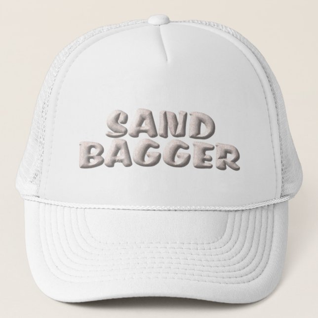 Boné Chapéu branco do Sandbagger (Frente)