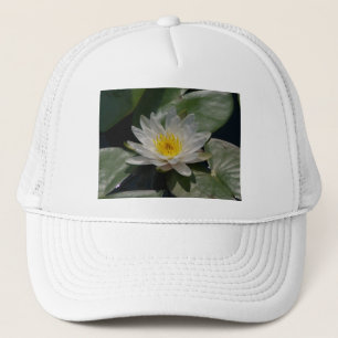 Boné Chapéu Branco Lotus Waterlily