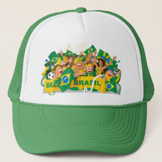 Boné Chapéu brasileiro do futebol