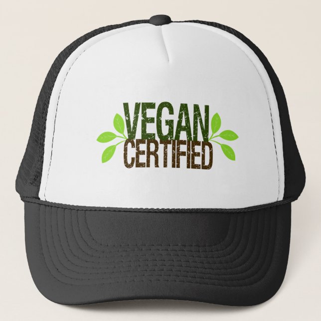 Boné Chapéu certificado Vegan (Frente)