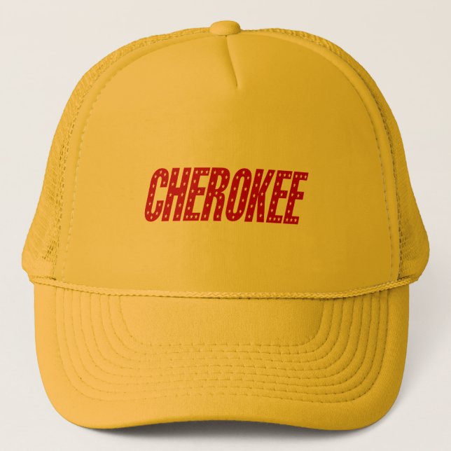 Boné Chapéu Cherokee da estrela (Frente)