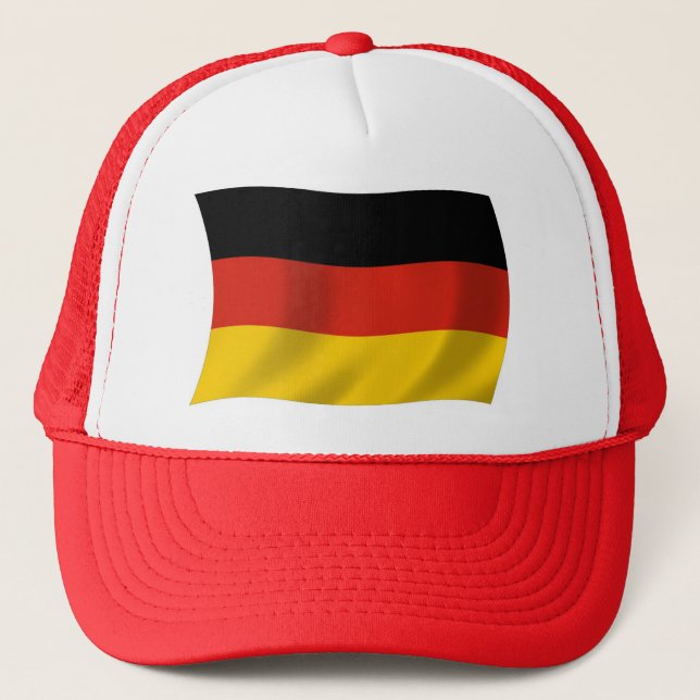 Boné Chapéu com a Bandeira da Alemanha (Frente)