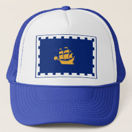 Boné Chapéu com a Bandeira da Cidade de Quebec, Canadá