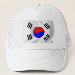 Boné Chapéu com a Bandeira da Coreia do Sul
