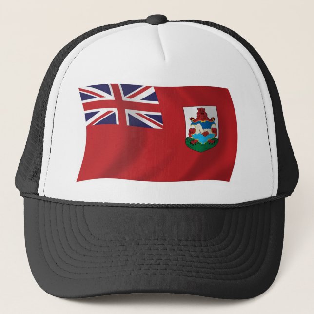 Boné Chapéu com a Bandeira das Bermudas (Frente)