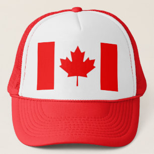 Boné Chapéu com a bandeira de Canadá