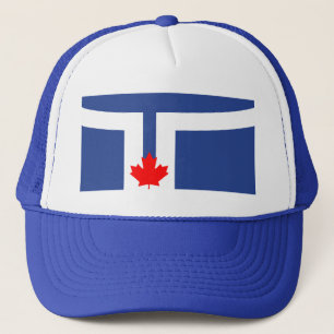 Boné Chapéu com a Bandeira de Toronto, Ontário, Canadá