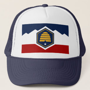 Boné Chapéu com a Bandeira de Utah, EUA