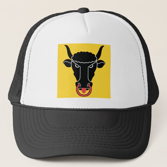 Boné Chapéu com a Bandeira do cantão de Uri, Suíça (Frente)