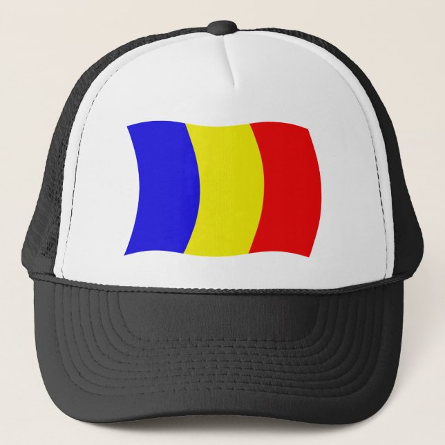 Boné Chapéu com a Bandeira do Chade (Frente)