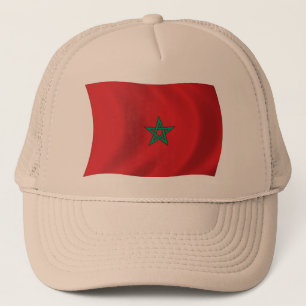 Boné Chapéu com a Bandeira do Marrocos