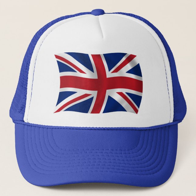 Boné Chapéu com a Bandeira do Reino Unido (Frente)