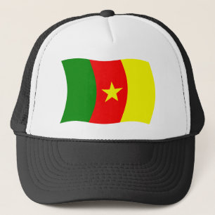 Boné Chapéu com a Bandeira dos Camarões