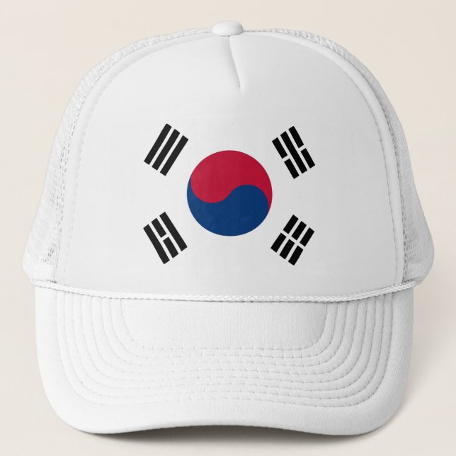 Boné Chapéu com Bandeira da Coreia do Sul (Frente)