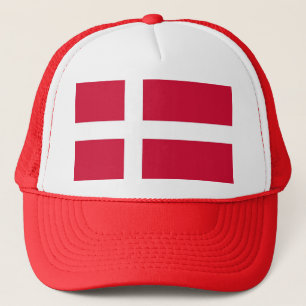 Boné Chapéu com Bandeira da Dinamarca