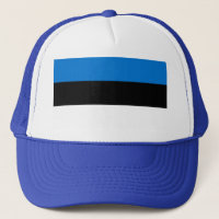 Chapéu com Bandeira da Estônia