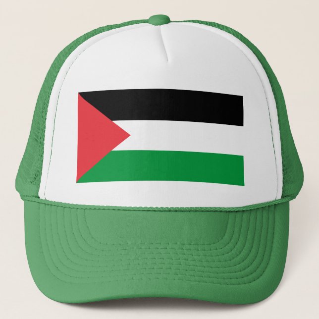 Boné Chapéu com Bandeira da Palestina (Frente)