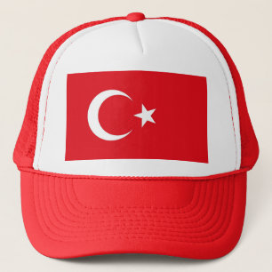 Boné Chapéu com Bandeira da Turquia