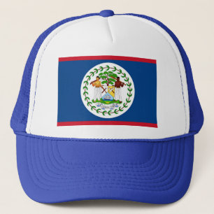Boné Chapéu com Bandeira de Belize