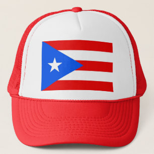 Boné Chapéu com Bandeira de Porto Rico - EUA