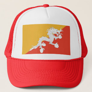 Boné Chapéu com Bandeira do Butão