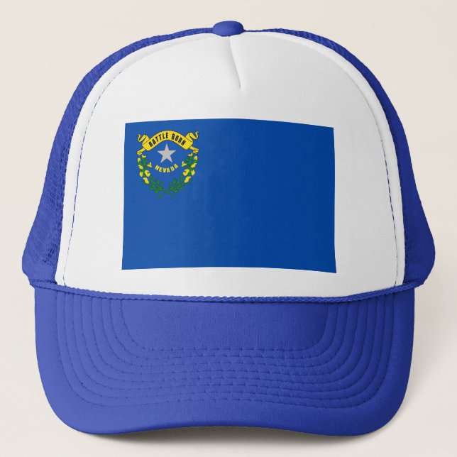 Boné Chapéu com Bandeira do Estado de Nevada - EUA (Frente)