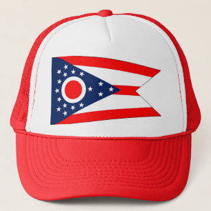 Boné Chapéu com Bandeira do Estado de Ohio - EUA