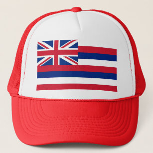 Boné Chapéu com Bandeira do Estado do Havaí - EUA