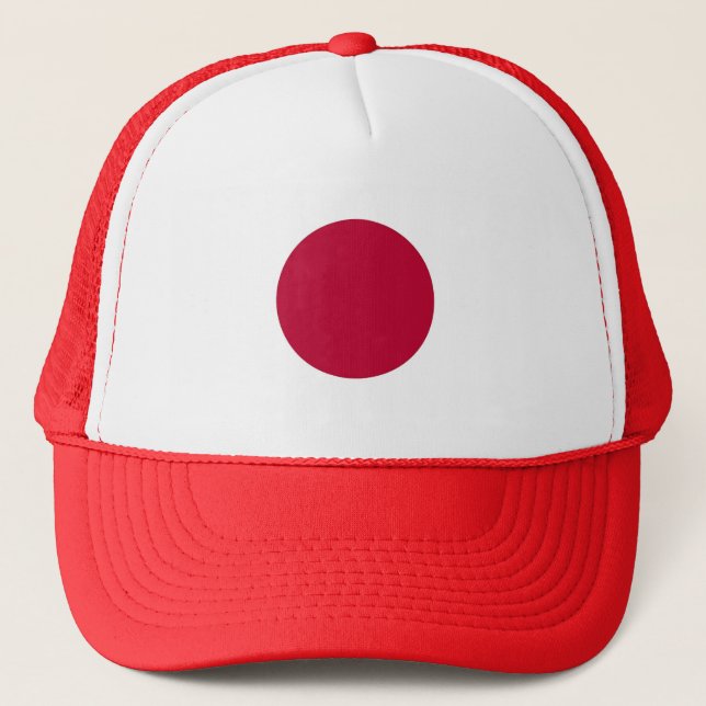 Boné Chapéu com Bandeira do Japão (Frente)