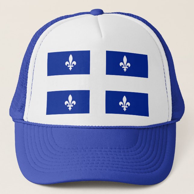 Boné Chapéu com Bandeira do Quebec, Canadá (Frente)