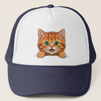 Boné Chapéu com um gato fofo