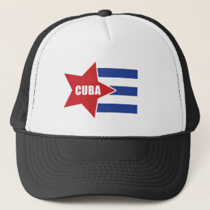 Boné Chapéu cubano da bandeira